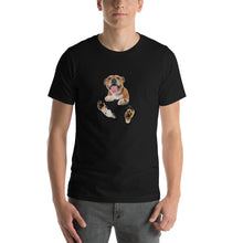 Load image into Gallery viewer, Bull terrier pocket Unisex T-Shirt
