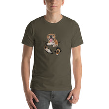 Load image into Gallery viewer, Bull terrier pocket Unisex T-Shirt
