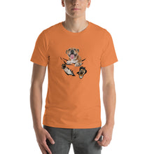 Load image into Gallery viewer, Bull terrier pocket Unisex T-Shirt
